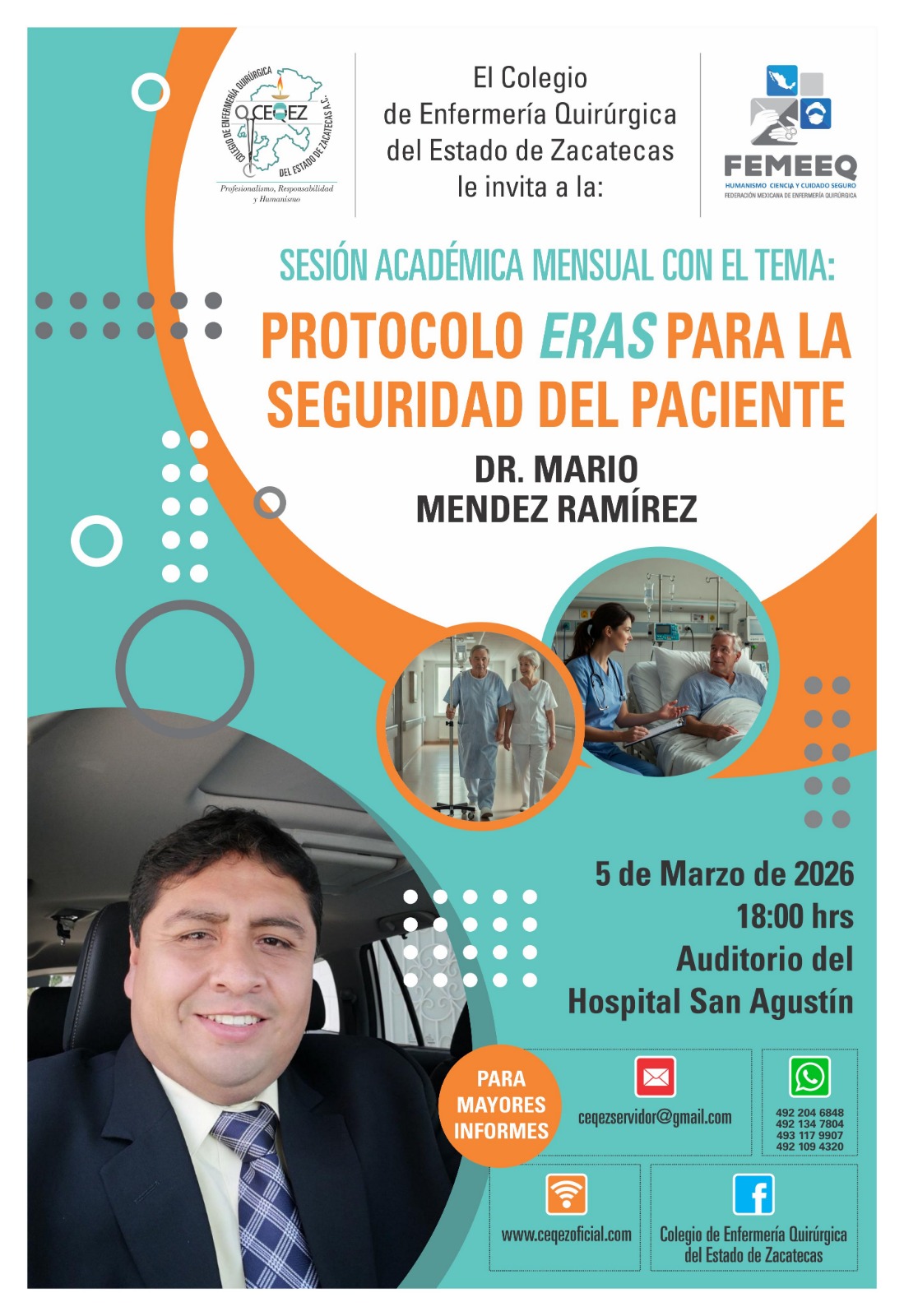 Sesión académica mensual